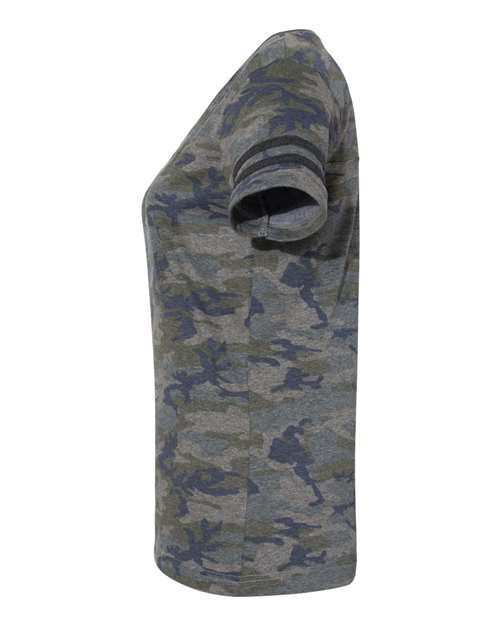 LAT Women's Football V-Neck Fine Jersey Tee 3537