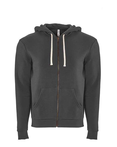 Next Level Unisex Santa Barbara Full-Zip Hoodie Sweatshirt 9602