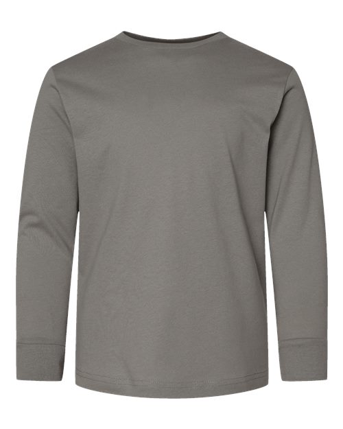 LAT Youth Fine Jersey Long Sleeve Tee 6201 - Titanium