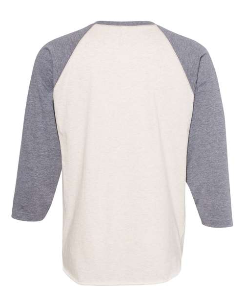 LAT Men's Baseball Fine Jersey Three-Quarter Sleeve Tee 6930