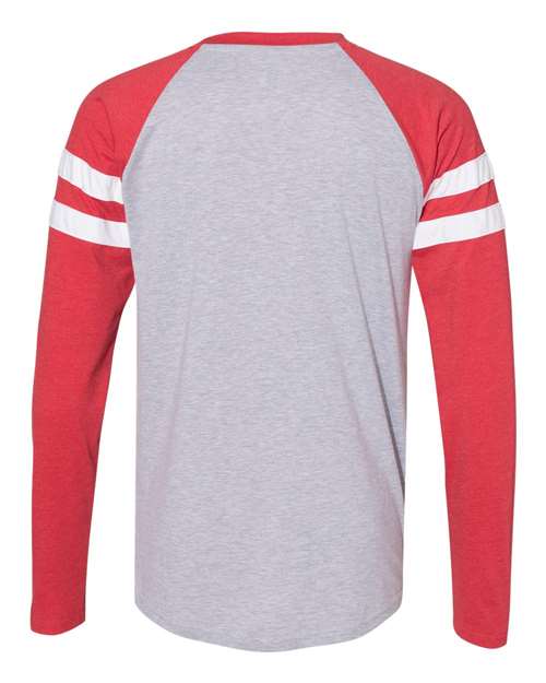 LAT Unisex Fine Jersey Mash Up Long Sleeve Tee 6934