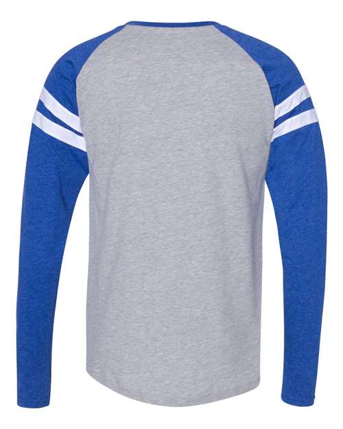 LAT Unisex Fine Jersey Mash Up Long Sleeve Tee 6934
