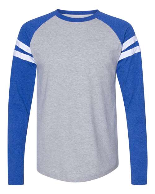 LAT Unisex Fine Jersey Mash Up Long Sleeve Tee 6934