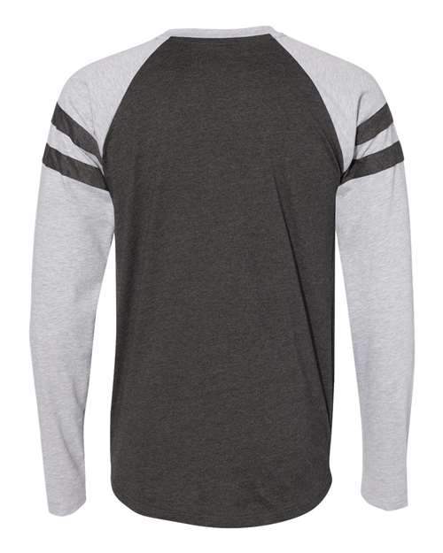LAT Unisex Fine Jersey Mash Up Long Sleeve Tee 6934