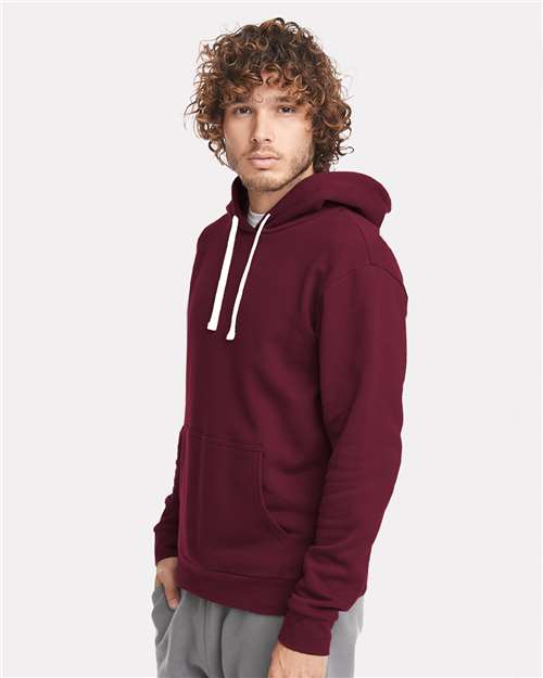 Next Level Unisex Santa Barbara Hoodie Sweatshirt 9303 - Maroon