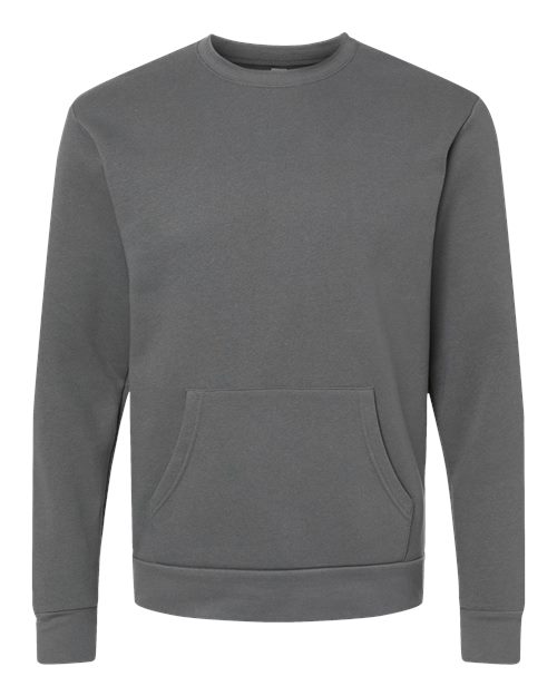 Next Level Unisex Santa Barbara Pocket Crewneck Sweatshirt 9001