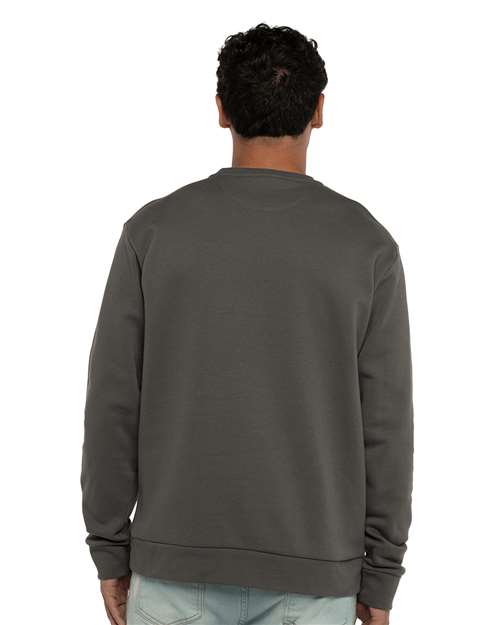 Next Level Unisex Santa Barbara Pocket Crewneck Sweatshirt 9001