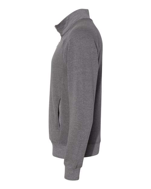 J. America Men's Triblend Quarter-Zip Sweatshirt 8869