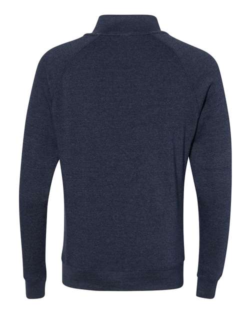 J. America Men's Triblend Quarter-Zip Sweatshirt 8869