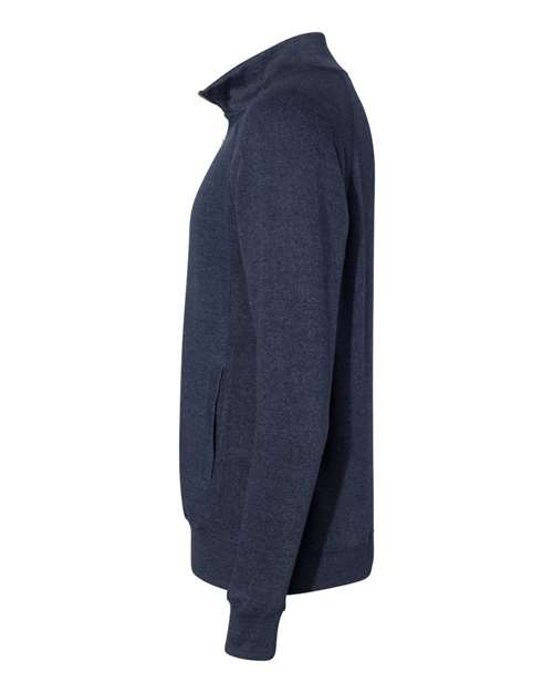 J. America Men's Triblend Quarter-Zip Sweatshirt 8869