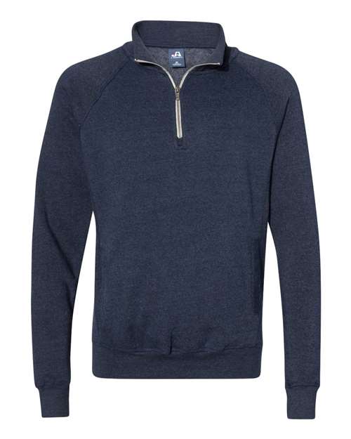 J. America Men's Triblend Quarter-Zip Sweatshirt 8869