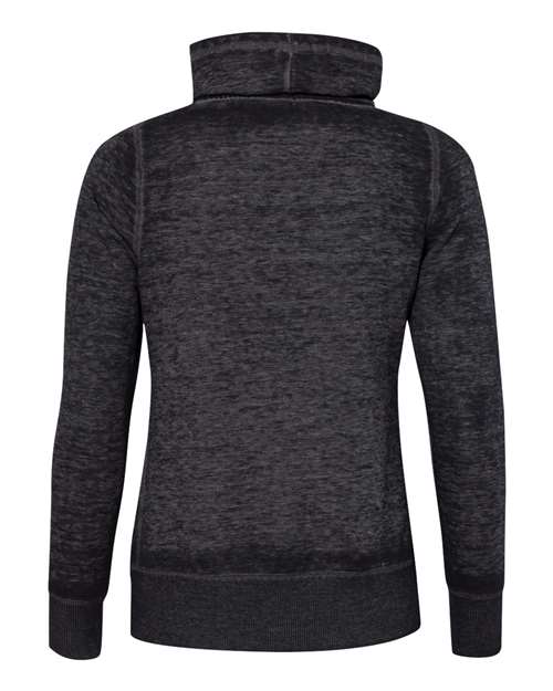 J. America Women’s Zen Fleece Cowl Neck Sweatshirt 8930