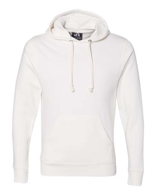 J. America Men's Triblend Fleece Hooded Sweatshirt 8871 - Antique White Triblend