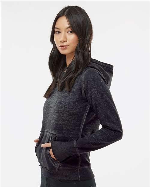 J. America Women's Zen Fleece Hooded Sweatshirt 8912