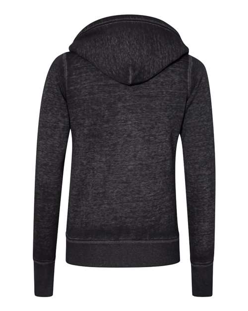 J. America Women's Zen Fleece Full-Zip Hooded Sweatshirt 8913