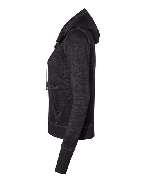J. America Women's Zen Fleece Full-Zip Hooded Sweatshirt 8913