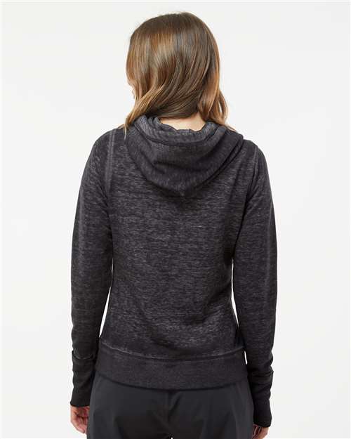 J. America Women's Zen Fleece Full-Zip Hooded Sweatshirt 8913