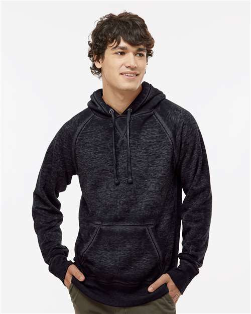 J. America Men's Vintage Zen Fleece Hooded Sweatshirt 8915