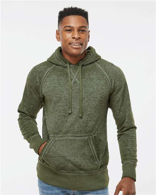 J. America Men's Vintage Zen Fleece Hooded Sweatshirt 8915