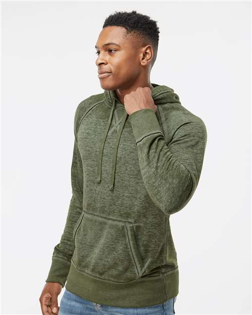J. America Men's Vintage Zen Fleece Hooded Sweatshirt 8915