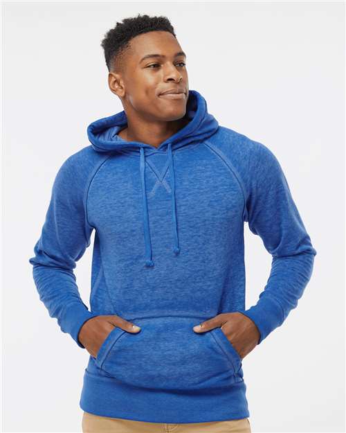 J. America Men's Vintage Zen Fleece Hooded Sweatshirt 8915