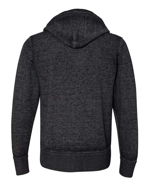 J. America Men's Vintage Zen Fleece Full-Zip Hooded Sweatshirt 8916