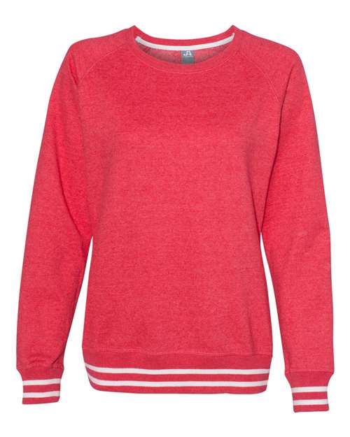 J. America Women’s Relay Crewneck Sweatshirt 8652