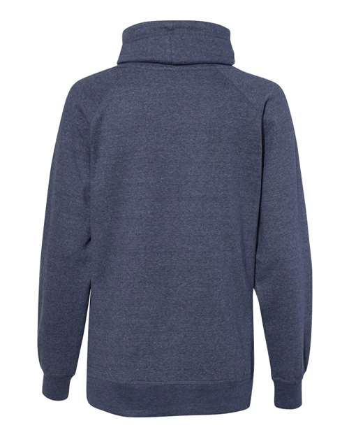 J. America Women’s Relay Cowl Neck Sweatshirt 8653