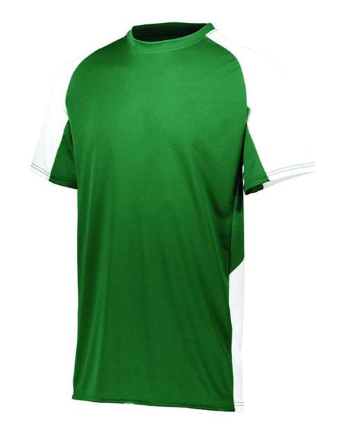 Augusta Sportswear Men's Cutter Jersey 1517 - Dark Green/ White