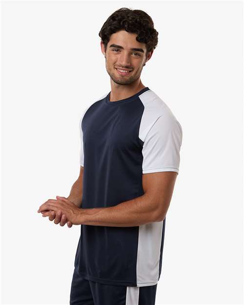 Augusta Sportswear Men's Cutter Jersey 1517 - Navy/ White