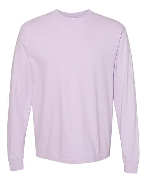 Comfort Colors Unisex Garment-Dyed Heavyweight Long Sleeve T-Shirt 6014 - Orchid