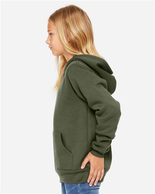 BELLA + CANVAS Youth Sponge Fleece Hoodie Sweatshirt 3719Y