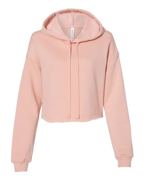 BELLA + CANVAS Women's Crop Fleece Hoodie Sweatshirt 7502