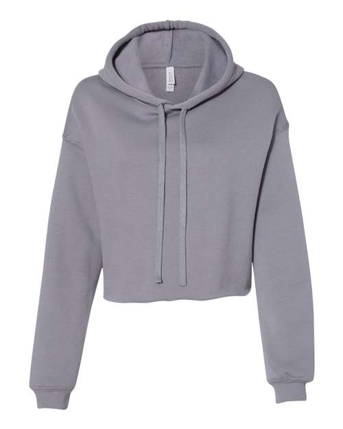 BELLA + CANVAS Women's Crop Fleece Hoodie Sweatshirt 7502