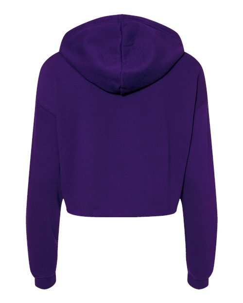 BELLA + CANVAS Women's Crop Fleece Hoodie Sweatshirt 7502