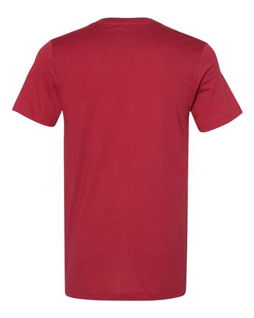 BELLA + CANVAS Unisex Jersey V-Neck Tee 3005 - Cardinal