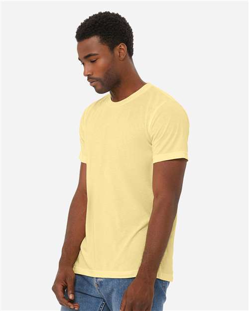 BELLA + CANVAS Triblend Tee 3413 - Pale Yellow Triblend