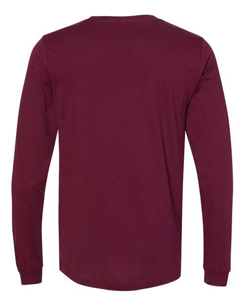 BELLA + CANVAS Unisex Jersey Long Sleeve Tee 3501 - Maroon