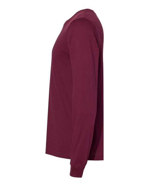 BELLA + CANVAS Unisex Jersey Long Sleeve Tee 3501 - Maroon