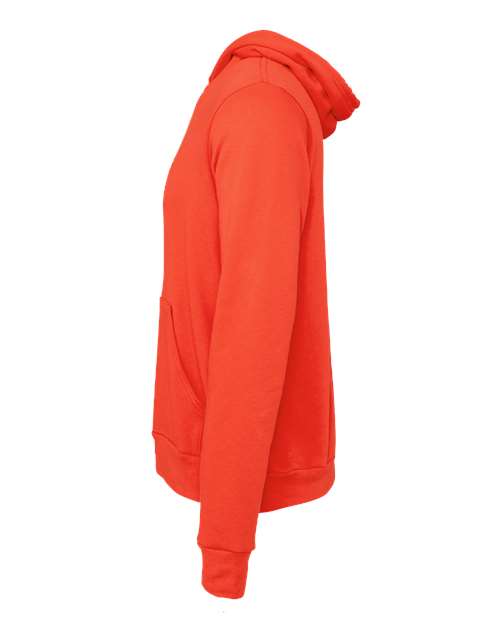 BELLA + CANVAS Unisex Sponge Fleece Hoodie Sweatshirt 3719 - Poppy