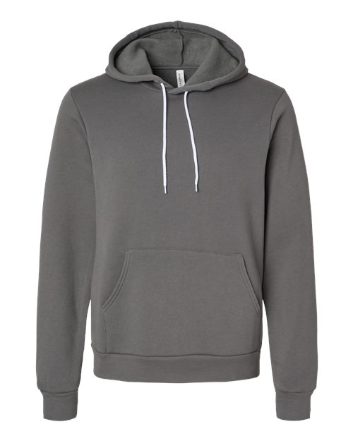 BELLA + CANVAS Unisex Sponge Fleece Hoodie Sweatshirt 3719 - Asphalt