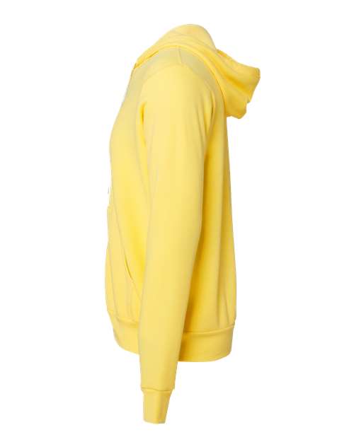 BELLA + CANVAS Unisex Sponge Fleece Full-Zip Hoodie Sweatshirt 3739 - Yellow