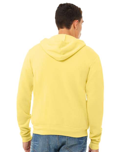 BELLA + CANVAS Unisex Sponge Fleece Full-Zip Hoodie Sweatshirt 3739 - Yellow