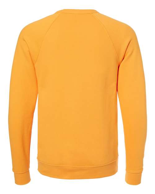 BELLA + CANVAS Unisex Sponge Fleece Raglan Crewneck Sweatshirt 3901 - Gold