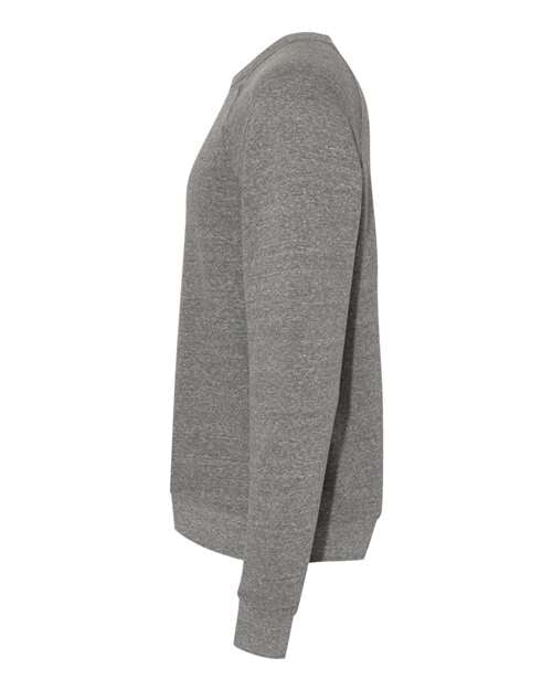 BELLA + CANVAS Unisex Sponge Fleece Raglan Crewneck Sweatshirt 3901 - Deep Heather