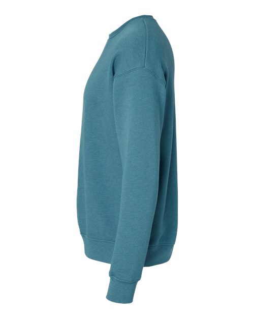 BELLA + CANVAS Unisex Sponge Fleece Drop Shoulder Crewneck Sweatshirt 3945 - Heather Deep Teal