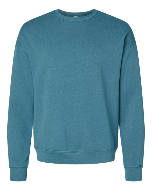 BELLA + CANVAS Unisex Sponge Fleece Drop Shoulder Crewneck Sweatshirt 3945 - Heather Deep Teal