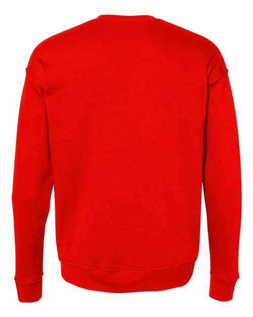 BELLA + CANVAS Unisex Sponge Fleece Drop Shoulder Crewneck Sweatshirt 3945 - Poppy