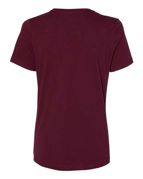 BELLA + CANVAS Women’s Relaxed Jersey Tee 6400 - Maroon