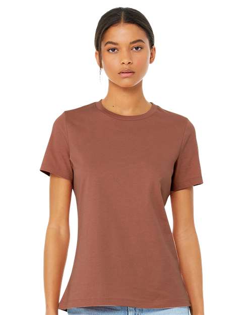 BELLA + CANVAS Women’s Relaxed Jersey Tee 6400 - Terracotta